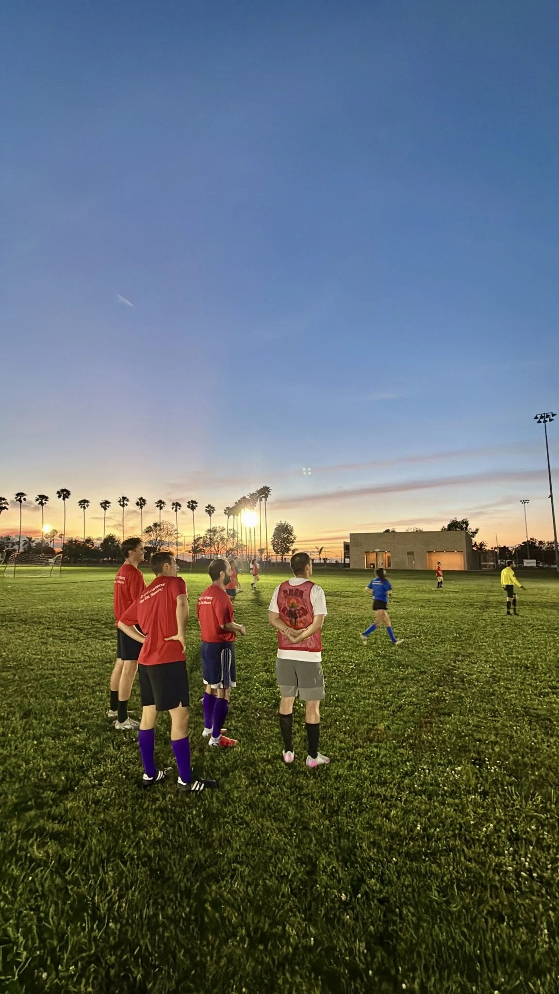 Revent Sports players competing on the pitch